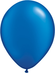 11" Qualatex Pearl Sapphire Blue Latex Balloons  100ct #43786