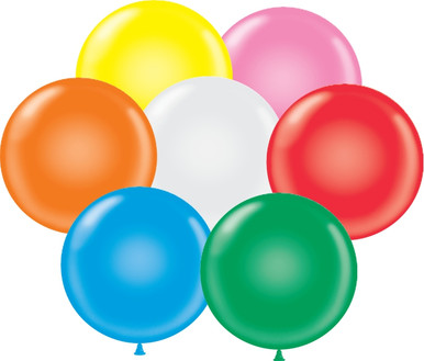 17-inch biodegradable latex balloons