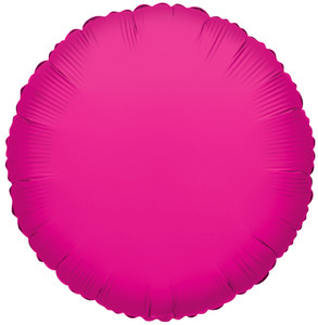 hot pink foil balloons