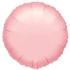 18" Pastel Pink Circle Helium Foil Balloon (5 Pack) #17419