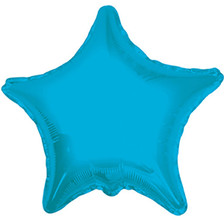 turquoise star balloon