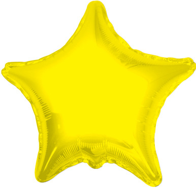 yellow star balloons