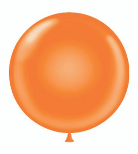 24" Tuf Tex Orange Latex Balloons 1ct #2405