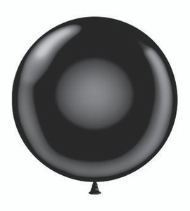 big black balloon big round black balloon