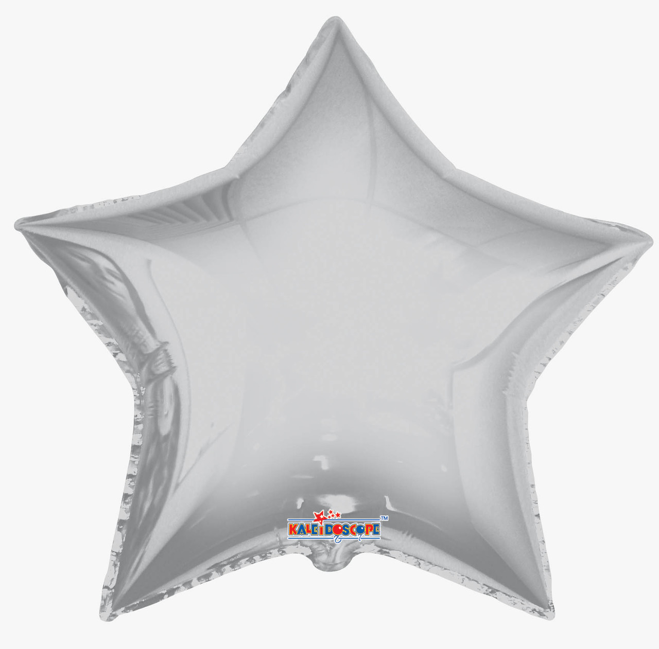 Vul in Dicteren Middeleeuws Silver Star Balloon 36" Big Silver Foil Helium Star Balloon 1ct