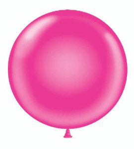 36" Tuf Tex Hot Pink Round Latex Helium Balloon 1ct #3629