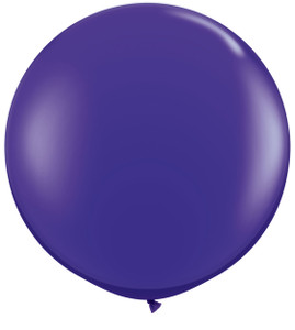 36" Tuf Tex Purple Round Latex Balloon 1ct #3617