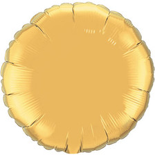 gold round foil balloon