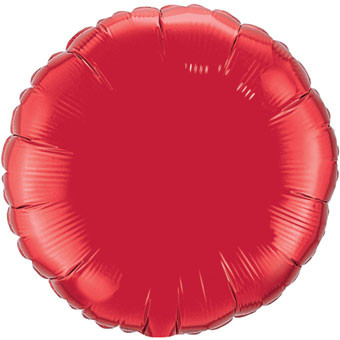Ruby Red 18/" Qualatex Foil Heart Shaped Balloon