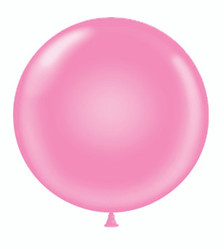 big round pink balloon