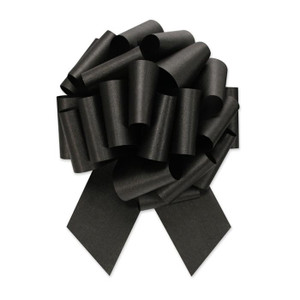 5" Black Perfect Pull Bow (10 Pack)