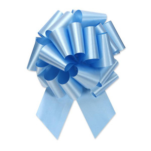 5" Light Blue Perfect Pull Bow (10 Pack)