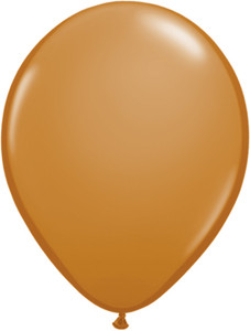 5" Qualatex Mocha Latex Balloons Latex Balloons 100Bag #99377-5