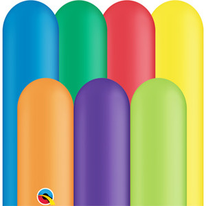 carnival colors twisting balloons qualatex 260q