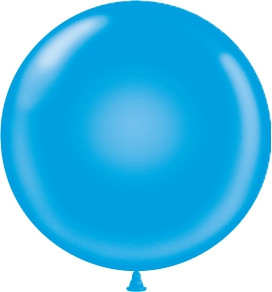 giant blue balloons
