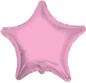 9" Mini Pink Foil Star Balloon Air Fill Only (5 PACK) #34020-09