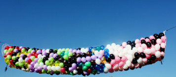 DROP NET ONLY -RE-USEABLE Drop Net-14' x 50' Holds 1300 9" Latex Balloons #BNP-50