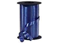 Navy Wide Curling Ribbon 3/8"x750' #362