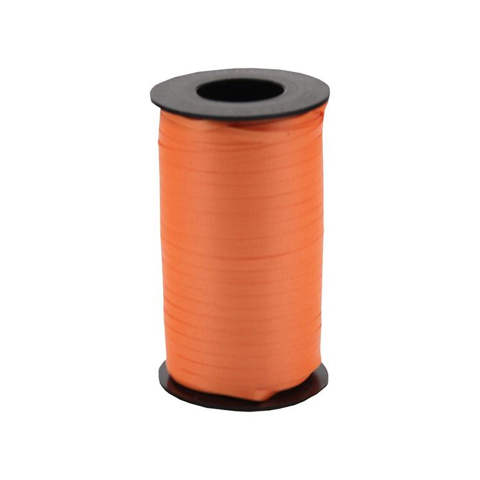 Orange Wide Curling Ribbon 3/8x750