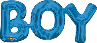 consumer inflated boy letter balloons