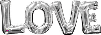love letter balloons connected balloon letters