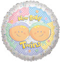 twins balloons baby twins balloons