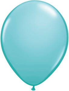 5" Qualatex Caribbean Blue Latex Balloons 100Bag #50319-5