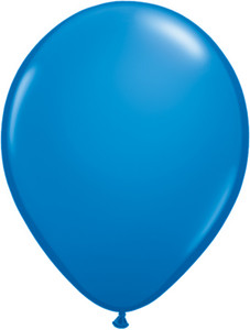5" Qualatex Dark Blue Latex Balloons 100Bag #43553