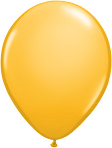 5" Qualatex Goldenrod Latex Balloons 100Bag
