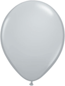 5" Qualatex Gray Latex Balloons 100Bag