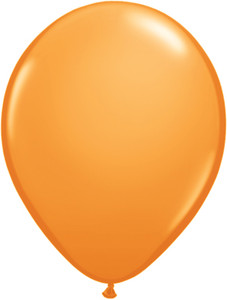 5" Qualatex Orange Latex Balloons 100Bag #43570-5