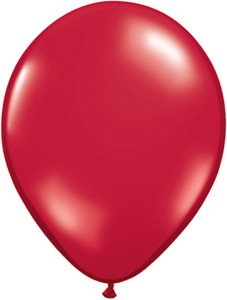 5" Qualatex Ruby Red Latex Balloons 100Bag #43601-5
