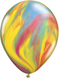 11" Qualatex Traditional Colors Super Agate Latex Balloons 25ct #39922
