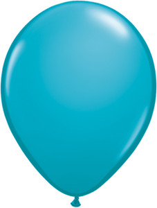 11" Qualatex Tropical Teal Helium Latex Balloons 100ct #43799