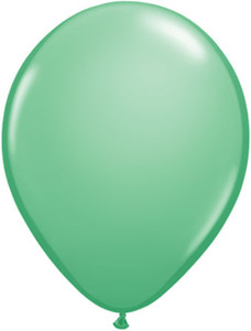 winter green balloons