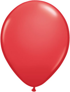 16" Qualatex Standard Red Latex Balloons 50ct #43897