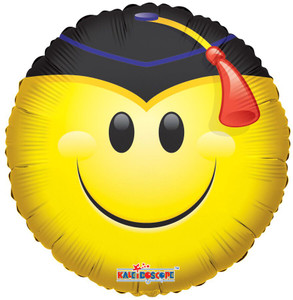 smile graduation balloon helium balloon