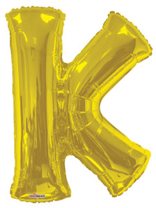 gold letter k balloons