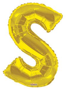 letter s balloons gold letter balloons