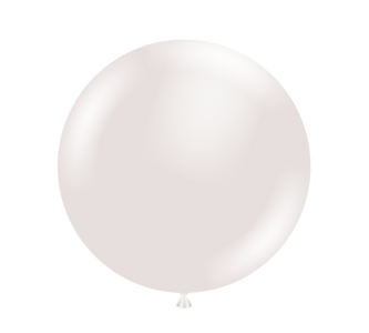 11" Tuf Tex "Sugar" Pearl White Helium Latex Balloons 100ct #10037