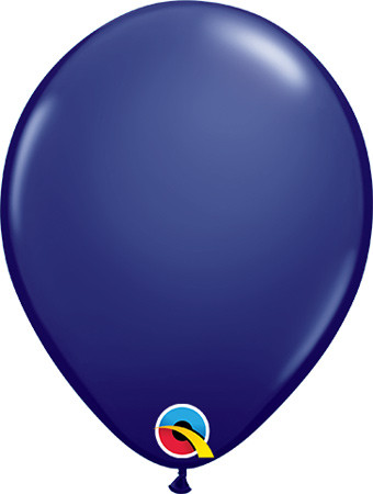 Navy Blue Balloons 11" Qualatex Navy Blue Latex Balloons 100Bag #57127