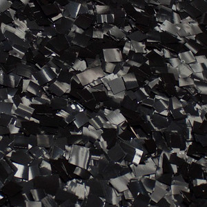 Confetti Metallic Black Glitter Confetti 1LB Bag