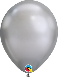silver chrome balloons