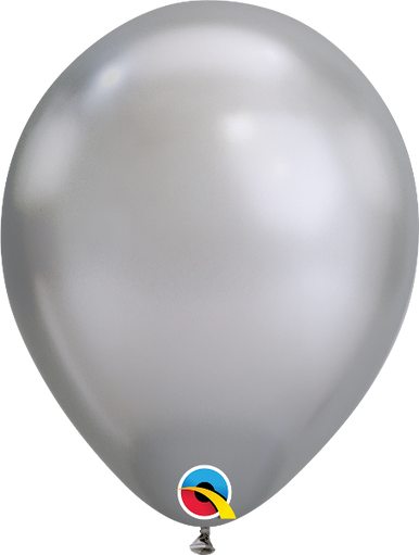 silver chrome balloons