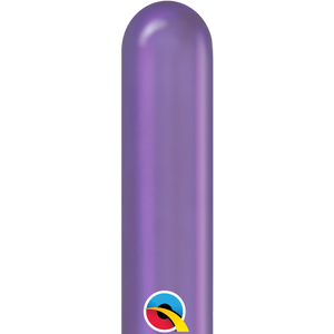 260q Qualatex Chrome Purple Latex Balloons 100ct #58286