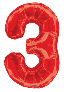 red number balloons red number 3