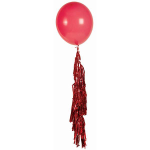 red balloon tassel