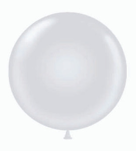 11" Tuf-Tex White Latex Balloons 100ct  #10008