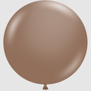 11" Tuf-Tex Cocoa Brown Latex Balloons 100ct  #10042
