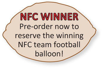 nfc footbal balloons